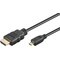 Goobay Hdmi - Micro Hdmi 2.1 -kaapeli, 2m, 8k, 4k Hdr – kuva 1