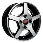 BARZETTA CARRELLO BLACK POLISHE 5.5X14/