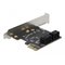 Delock 4-Port SATA PCIe x1 Controller Card Low Profile – kuva 1