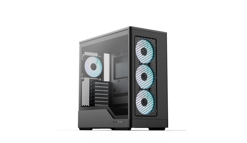 AeroCool D520A Mid-Tower ATX Case RGB White