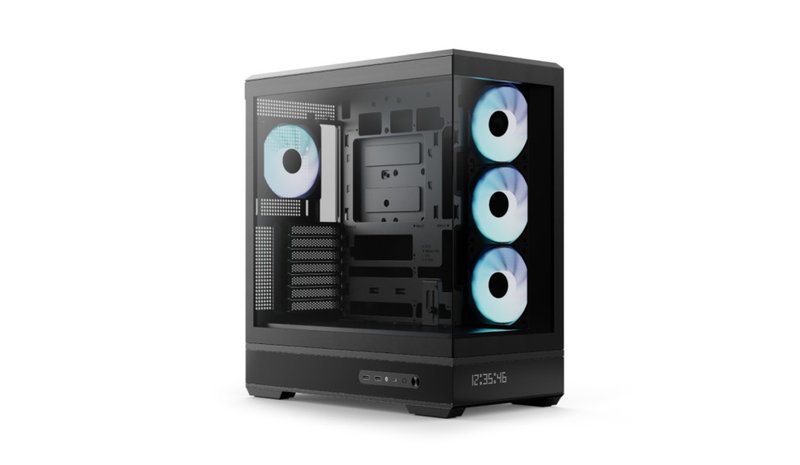 AeroCool P500B Digi Mid-Tower ATX Case RGB White