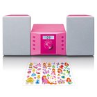 Lenco Micro CD/FM Bluetooth Radio Pink
