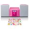 Lenco Micro CD/FM Bluetooth Radio Pink – kuva 2