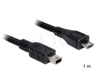 Delock USB 2.0 kaapeli MicroUSB->miniUSB 1m