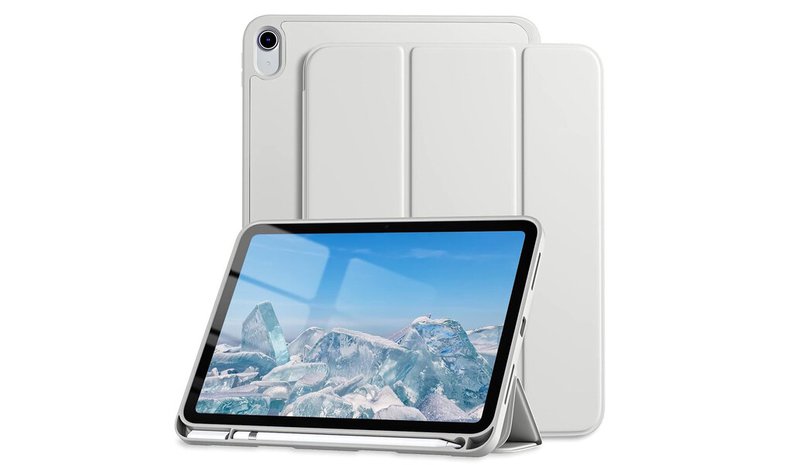 Connect Tri-Fold Stylus holder Stand Case Samsung Galaxy Tab S9 FE X510 Wi-Fi / X516B 5G Hopea