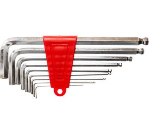 Top Tools 35d051 1,5-10 mm kuusiokoloavainsarja (9 kpl)