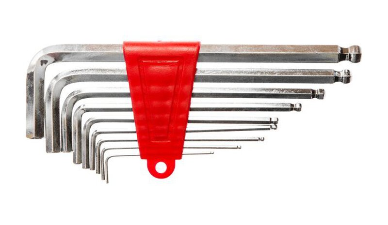 Top Tools 35d051 1,5-10 mm kuusiokoloavainsarja (9 kpl)