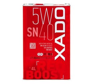 XADO Red Boost moottoriöljy 5W-40 SN, 4L