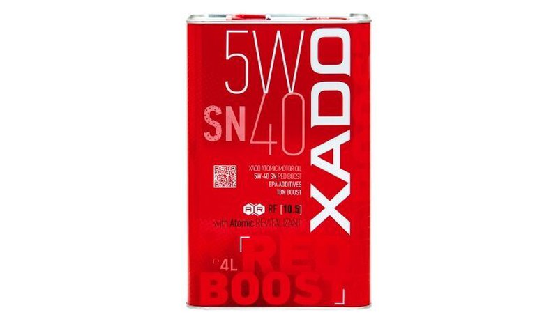 XADO Red Boost moottoriöljy 5W-40 SN, 4L