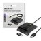Qoltec Smart ID-kortinlukija, USB Type C – kuva 1