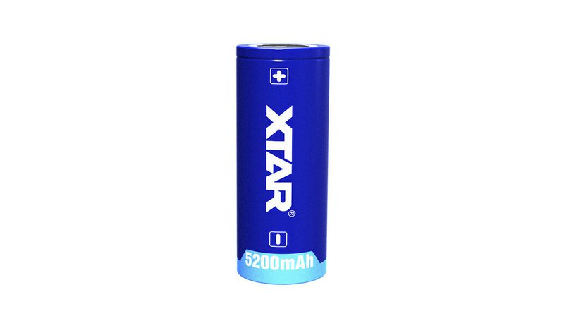 Akku XTAR 26650 5200mAh (suojattu) - 7A