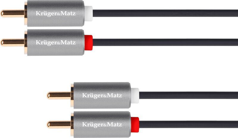kruger&matz basic 2rca-2rca kaapeli 1,8 m