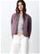 Mango Reversible Printed Quilted Jacket - Purple - L – kuva 1