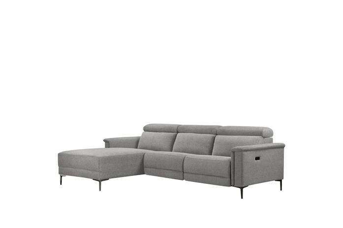 Sohva recliner Loft24 Lund, harmaa