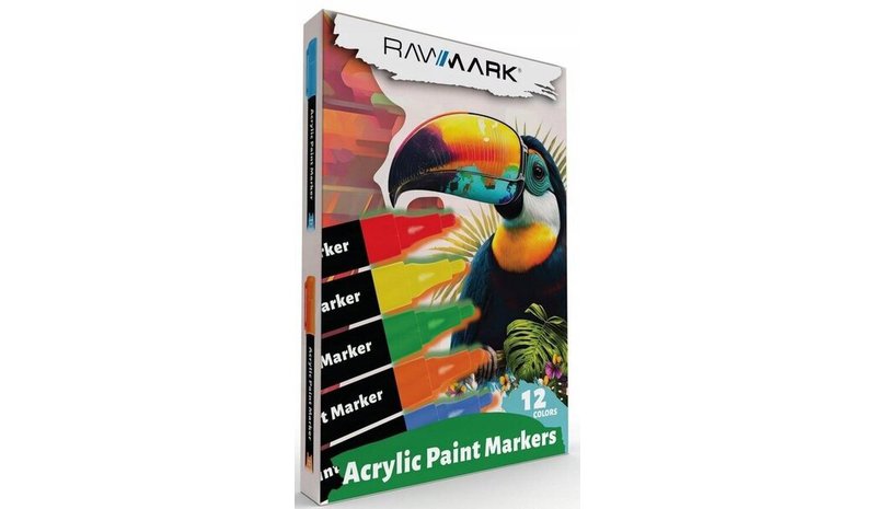 Akryylimerkit Rawmark, 12 kpl. – kuva 1/1