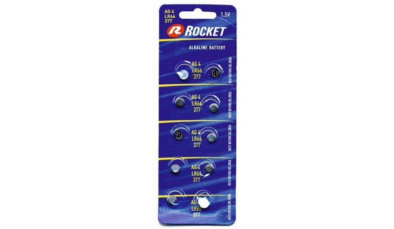 Elementit Rocket Alkaline LR66 177 AG4, 10 kpl