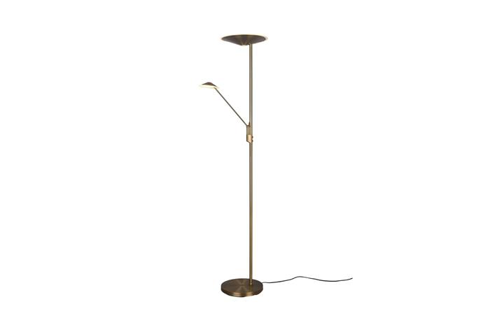 LED-lattiavalo Brantford lukuvalolla, antikki