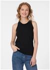 Ragwear - JULYANA SLUB - Toppi - Naiset - Musta