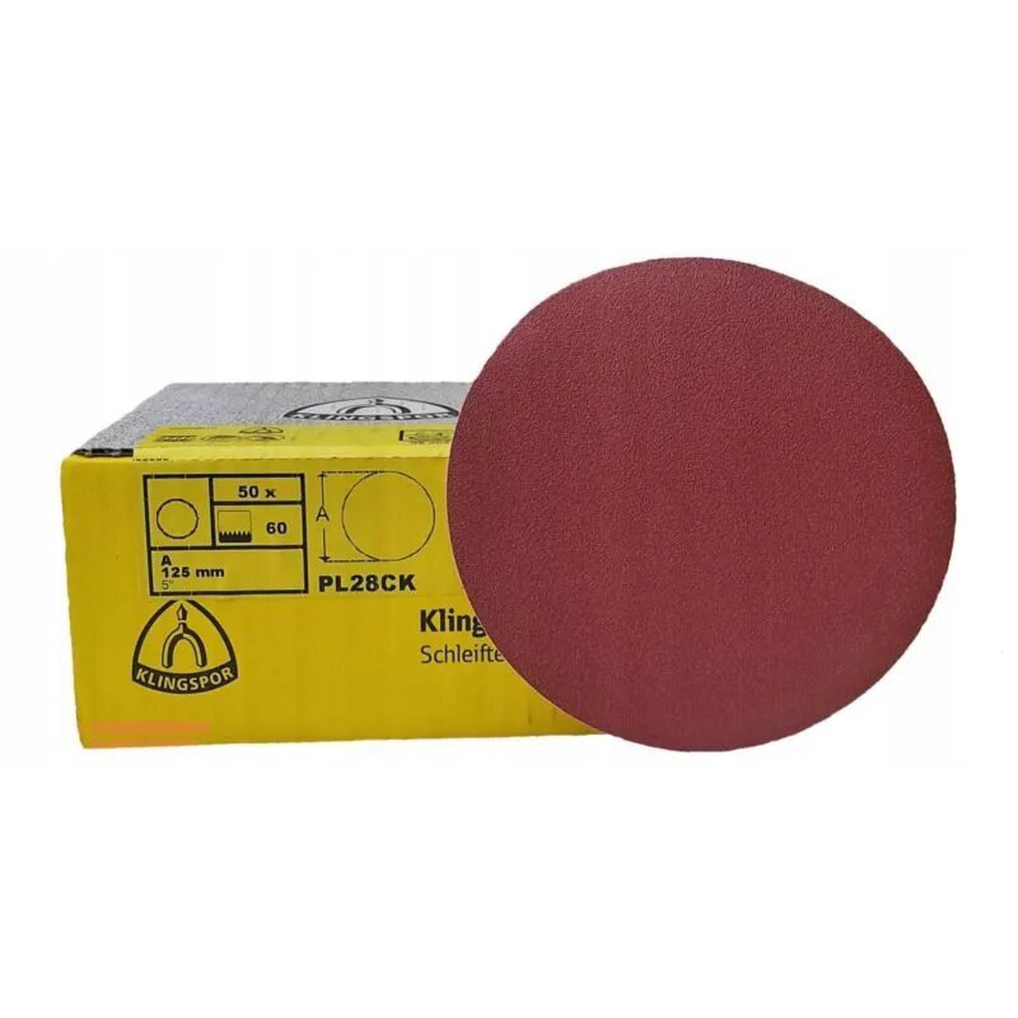 Hiomalaikka 125mm P60 Klingspor Pl 28 Ck