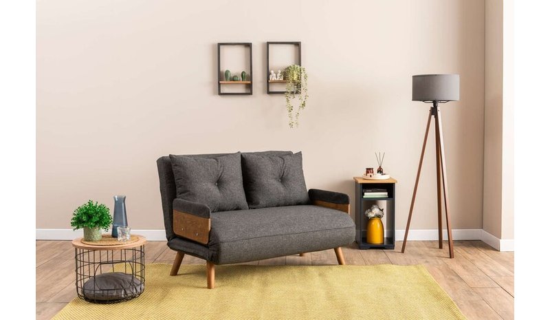 Sohva-sänky Atelier Del Sofa Cosmo, tummanharmaa