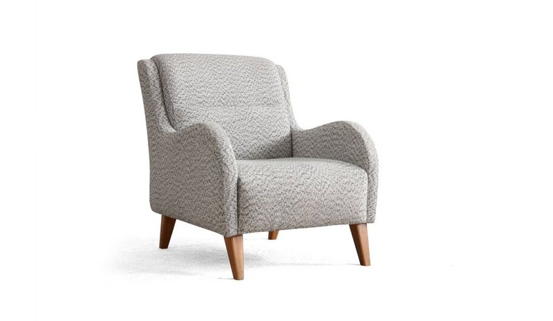 Nojatuoli Nice Bergere, harmaa