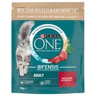 Purina ONE Adult nauta & täysjyvävilja - säästöpakkaus: 3 x 750 g