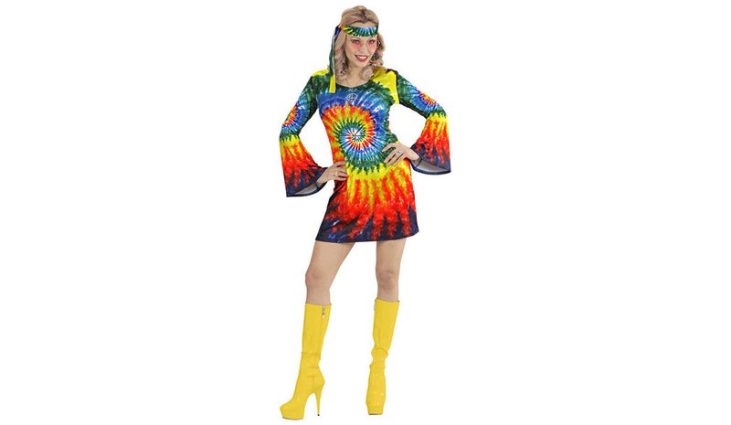 „PSYCHEDELIC HIPPIE“ (mekko, pääpanta)