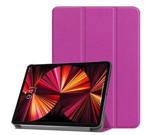 iLike Tri-Fold Eco-nahkainen jalustakotelo Samsung S9 Ultra 14,6'' X910 / X916B / X918N (2023) Violetti