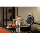 Vohvelirauta Zyle ZY186WM, tarttumaton, sydämenmuotoinen, 1000 W