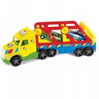 Suuri taikakuorma-auton kuljetusauto leluautolla