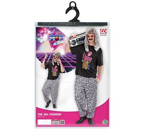 80-LUVUN LÖYSÄT HOUSUT - ZEBRA