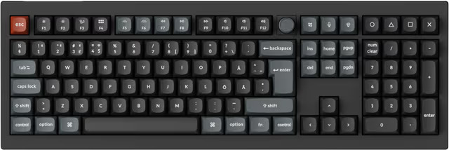 Keychron V6 Ultra 8K, langaton pelinäppäimistö