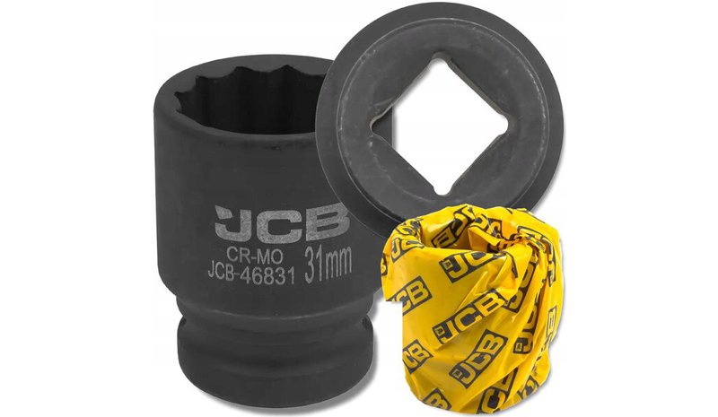 Jcb-isku 3/4 31mm 12-pisteinen Cr-mo-kanta