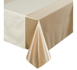 Pöytäliina Glamo beige 140x300 suorakulmainen, polyesteri