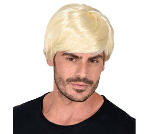 BEIGE MONIHAHMO PERUUKKI laatikossa