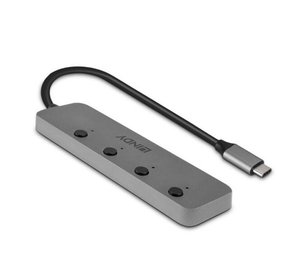 USB-C-keskitin LINDY 43383 Harmaa (1 osaa)