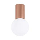 Sollux Lighting kattovalaisin Halo, mokan värinen