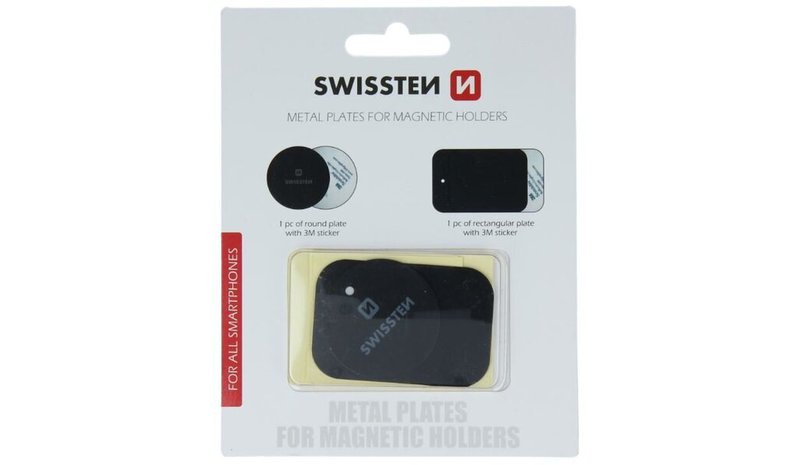 Puhelinteline Swissten Metal Plates for Magnetic Holder