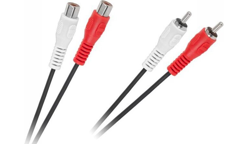 kaapeli 2 x rca-pistoke - 2 x rca-pistoke 5 m