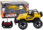 Kauko-ohjattava maastoauto RC 1:18, keltainen