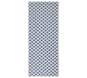 Northrugs matto Twin Nizza Blue Cream, 80x350 cm