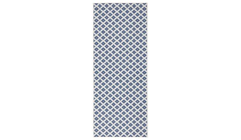Northrugs matto Twin Nizza Blue Cream, 80x350 cm