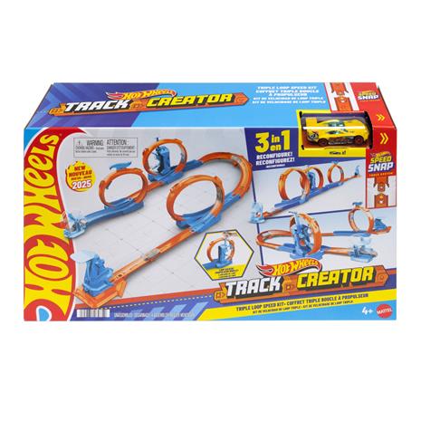 Hot Wheels - Track Creator Triple Loop Speed Kit
