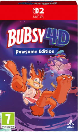 Bubsy 4D - Pawsome Edition, Nintendo Switch 2 -peli