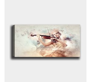 Sisustustaulu Viulunsoittaja, 30 x 80 cm