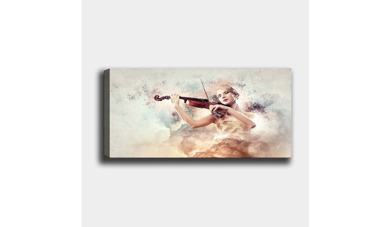 Sisustustaulu Viulunsoittaja, 30 x 80 cm
