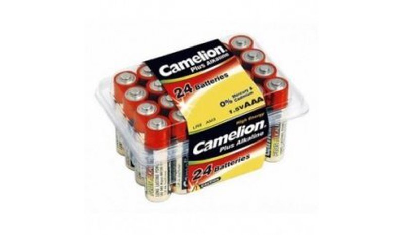 Camelion AAA-alkaliparistot, 24 kpl / pakkaus