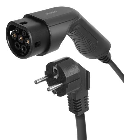 Deltaco E-Charge cable Mode2 Schuko - type 2 10A 1.5+4M