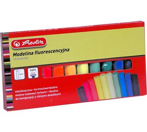 Fluoresoiva muovaussavi 10 värissä