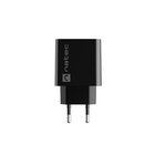 Laturi - NATEC - RIBERA - 20W - 1XUSB-A - 1XUSB-C PD3.0 QC3.0 - Musta